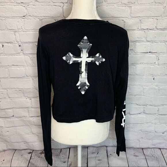 Justmoji Justin Beiber Long sleeve graphic crop top - Picture 6 of 9